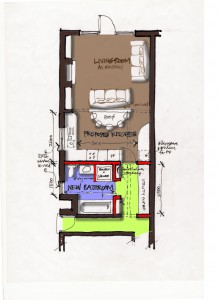 Early design concept sketch