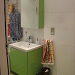 Children's high gloss bathroom units and mosaic floor