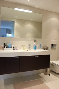 Master bathroom vanity area