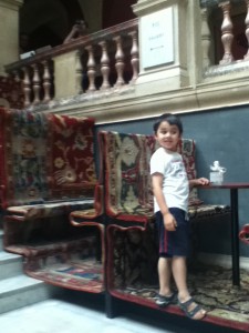 BAC booth 'carpet' seating