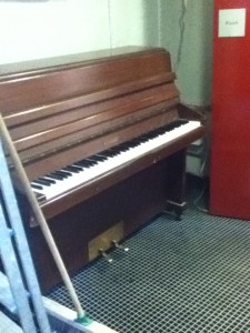 BAC piano outside gents