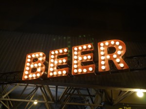 'Beer' in Vegas typeface