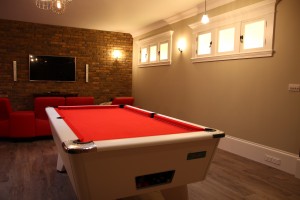 Faux casement windows for illusion of "natural" lighting