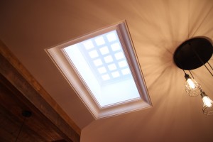 Cornicing around luxcrete adds touch of luxury