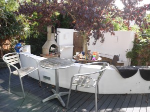 Patio courtyard garden