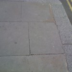 A view of the pavement on the Fulham Road - you can eat off it!