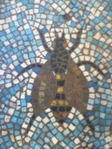 BAC floor mosaic