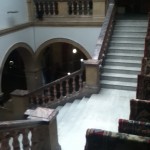 BAC looking down on staircase